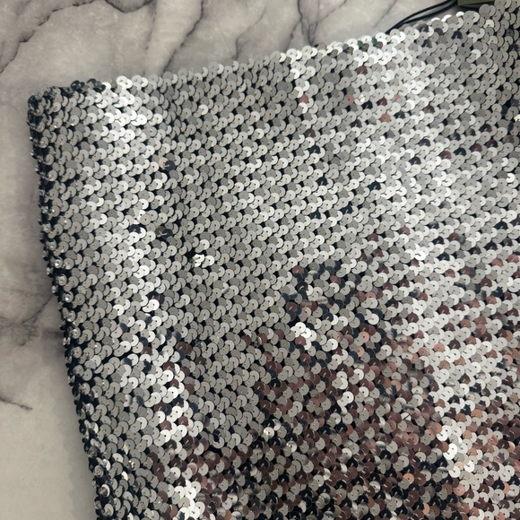 Gucci Silver Sequin Top Size XS/SM - Picture 4 of 5
